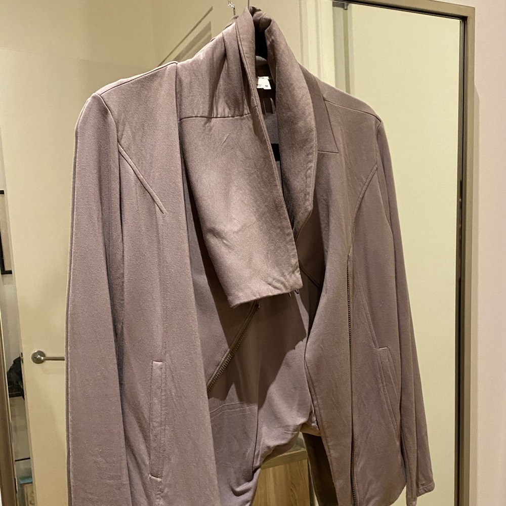Helmut Lang Jersey Biker Jacket - Picture 5 of 13